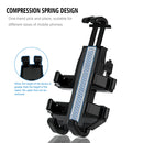 WUPP CS-1098A1 Motorcycle Aluminum Alloy Eight-jaw Mobile Phone Charging Holder with Switch(Black)