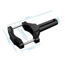 CS-1090A1 Motorcycle Modified Bumper Shock Absorption Fixture Spotlight Fixing Bracket(Black)