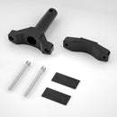 CS-1090A1 Motorcycle Modified Bumper Shock Absorption Fixture Spotlight Fixing Bracket(Black)