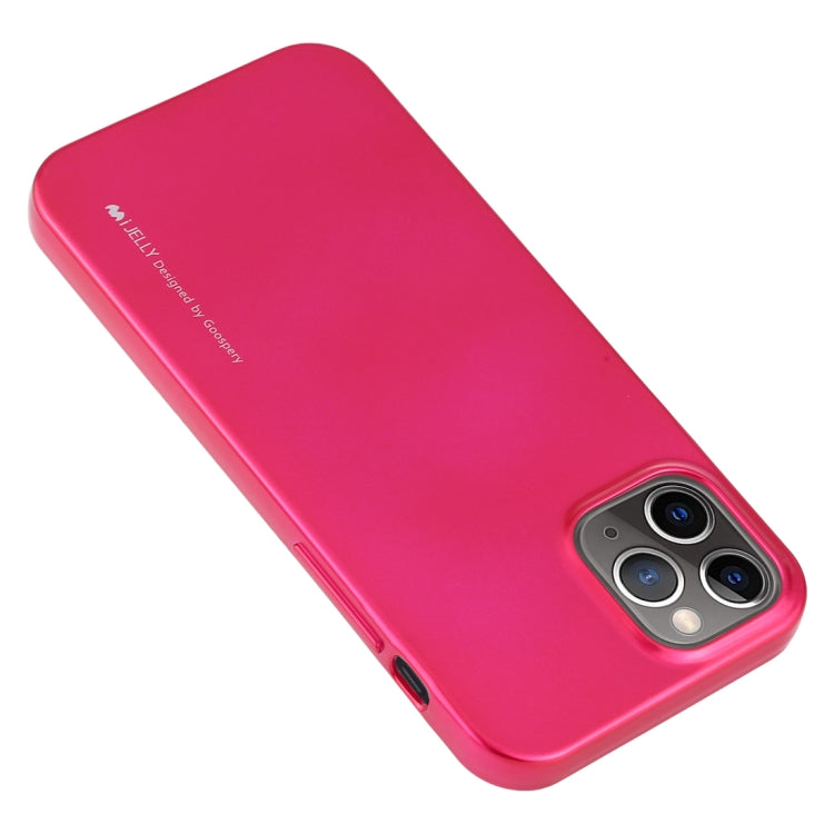For iPhone 12 Pro Max GOOSPERY i-JELLY TPU Shockproof and Scratch Case(Rose Red)