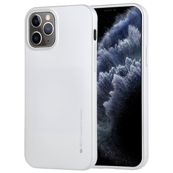 For iPhone 12 Pro Max GOOSPERY i-JELLY TPU Shockproof and Scratch Case(Silver)
