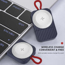 ROCK W26 Portable Magnetic Wireless Charger for Apple Watch Type-C Interface(Blue)
