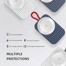 ROCK W26 Portable Magnetic Wireless Charger for Apple Watch Type-C Interface(Blue)