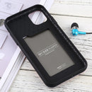 For iPhone 12 mini GOOSPERY SKY SLIDE BUMPER TPU + PC Sliding Back Cover Protective Case with Card Slot(Rose Gold)