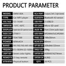 SWM-80B DC12V Car MP3 Support FM / AM & Bluetooth & Mobile Phone Voice Assistant