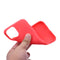 Shockproof Frosted TPU Protective Case For iPhone 12 Pro Max(Red)