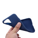 Shockproof Frosted TPU Protective Case For iPhone 12 Pro Max(Blue)