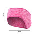 YIPINU JE-B Winter Riding Turban Sports Warm Ear Protection Headband(Rose Red)