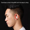 For AirPods 1 / 2 / AirPods Pro / Huawei FreeBuds 3 Wireless Earphones Silicone Anti-lost Lanyard Ear Hook(Black)