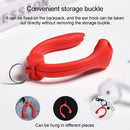For AirPods 1 / 2 / AirPods Pro / Huawei FreeBuds 3 Wireless Earphones Silicone Anti-lost Lanyard Ear Hook(Red)