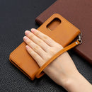 For OPPO Reno4 Pro 5G Retro Lambskin Texture Pure Color Horizontal Flip PU Leather Case, with Holder & Card Slots & Wallet & Lanyard(Yellow)