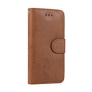 For iPhone SE 2022 / SE 2020 / 8 / 7 KLT888-2 Retro 2 in 1 Detachable Magnetic Horizontal Flip TPU + PU Leather Case with Holder & Card Slots & Photo Frame & Wallet(Brown)