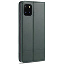 For Samsung Galaxy Note 10 Lite AZNS Magnetic Calf Texture Horizontal Flip Leather Case with Card Slots & Holder & Wallet(Dark Green)