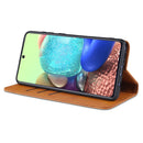 For Samsung Galaxy Note 10 Lite AZNS Magnetic Calf Texture Horizontal Flip Leather Case with Card Slots & Holder & Wallet(Dark Green)
