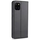 For Samsung Galaxy Note 10 Lite AZNS Magnetic Calf Texture Horizontal Flip Leather Case with Card Slots & Holder & Wallet(Black)