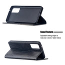 For Samsung Galaxy S20 FE 5G / S20 Lite Rhombus Texture Horizontal Flip Magnetic Leather Case with Holder & Card Slots(Black)