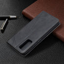 For Samsung Galaxy S20 FE 5G / S20 Lite Rhombus Texture Horizontal Flip Magnetic Leather Case with Holder & Card Slots(Black)