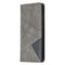 For Samsung Galaxy S20 FE 5G / S20 Lite Rhombus Texture Horizontal Flip Magnetic Leather Case with Holder & Card Slots(Grey)