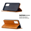 For Samsung Galaxy S20 FE 5G / S20 Lite Rhombus Texture Horizontal Flip Magnetic Leather Case with Holder & Card Slots(Yellow)