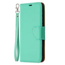 For Samsung Galaxy S20 FE 5G / S20 Lite Litchi Texture Pure Color Horizontal Flip PU Leather Case with Holder & Card Slots & Wallet & Lanyard(Green)
