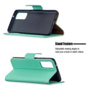 For Samsung Galaxy S20 FE 5G / S20 Lite Litchi Texture Pure Color Horizontal Flip PU Leather Case with Holder & Card Slots & Wallet & Lanyard(Green)