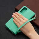 For Samsung Galaxy S20 FE 5G / S20 Lite Litchi Texture Pure Color Horizontal Flip PU Leather Case with Holder & Card Slots & Wallet & Lanyard(Green)