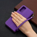 For Samsung Galaxy S20 FE 5G / S20 Lite Litchi Texture Pure Color Horizontal Flip PU Leather Case with Holder & Card Slots & Wallet & Lanyard(Purple)