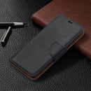 For Samsung Galaxy S20 FE 5G / S20 Lite Litchi Texture Pure Color Horizontal Flip PU Leather Case with Holder & Card Slots & Wallet & Lanyard(Black)