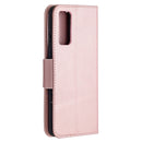 For Samsung Galaxy S20 FE 5G / S20 Lite Litchi Texture Pure Color Horizontal Flip PU Leather Case with Holder & Card Slots & Wallet & Lanyard(Rose Gold)