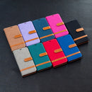 For Samsung Galaxy S20 FE 5G / S20 Lite Color Matching Denim Texture Horizontal Flip Leather Case with Holder & Card Slots & Wallet & Lanyard(Green)