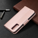 For Samsung Galaxy S20 FE 5G / S20 Lite Embossing Two Butterflies Pattern Horizontal Flip PU Leather Case with Holder & Card Slot & Wallet & Lanyard(Gold)