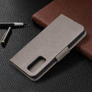 For Samsung Galaxy S20 FE 5G / S20 Lite Embossing Two Butterflies Pattern Horizontal Flip PU Leather Case with Holder & Card Slot & Wallet & Lanyard(Grey)