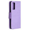 For Samsung Galaxy S20 FE 5G / S20 Lite Embossing Two Butterflies Pattern Horizontal Flip PU Leather Case with Holder & Card Slot & Wallet & Lanyard(Purple)