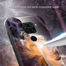 For Xiaomi Redmi Note 9 Marble Pattern Glass Protective Case(DL05)
