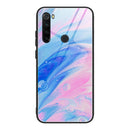 For Xiaomi Redmi Note 8T Marble Pattern Glass Protective Case(DL05)
