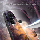 For Xiaomi Redmi Note 8T Marble Pattern Glass Protective Case(DL05)