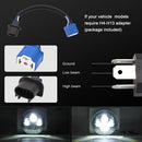 7 inch H4 / H13 DC 9V-30V 4000LM 6000K 40W 7 inch Car Round Shape LED Headlight Lamps for Jeep Wrangler