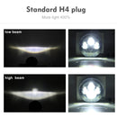 7 inch H4 / H13 DC 9V-30V 4000LM 6000K 40W 7 inch Car Round Shape LED Headlight Lamps for Jeep Wrangler