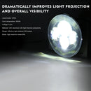7 inch H4 / H13 DC 9V-30V 4000LM 6000K 40W 7 inch Car Round Shape LED Headlight Lamps for Jeep Wrangler