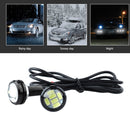 10 PCS 23mm 6LEDs SMD-5730 DC9-80V Motorcycle Eagle Eye Light(White Light)
