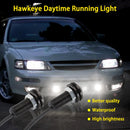 10 PCS 23mm 6LEDs SMD-5730 DC9-80V Motorcycle Eagle Eye Light(White and Yellow Light)
