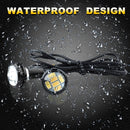 10 PCS 23mm 6LEDs SMD-5730 DC9-80V Motorcycle Eagle Eye Light(White and Yellow Light)