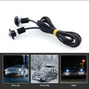10 PCS 18mm 1.5W DC9-80V Motorcycle Eagle Eye Light Single Lens(Yellow Light)