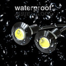 10 PCS 23mm 1.5W DC9-80V Motorcycle Eagle Eye Light Single Lens(White Light)
