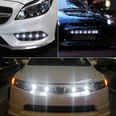 10 PCS 18mm 1.5W DC9-80V Motorcycle Eagle Eye Light Double Lens(White Light)