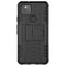 For Google Pixel 5 Tire Texture Shockproof TPU + PC Protective Case with Holder(Black)