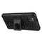 For Google Pixel 5 Tire Texture Shockproof TPU + PC Protective Case with Holder(Black)