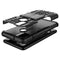 For Google Pixel 5 Tire Texture Shockproof TPU + PC Protective Case with Holder(Black)