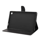 For Samsung Galaxy Tab A7 10.4 (2020) T505 Butterfly Flower Embossing Pattern Horizontal Flip Leather Case with Holder & Card Slots & Wallet(Black)
