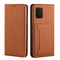For Samsung Galaxy S10 Lite Strong Magnetism Shockproof Horizontal Flip Liquid Feel Leather Case with Holder & Card Slots & Wallet(Brown)